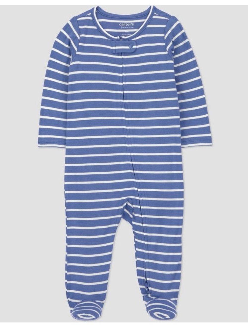 Set of 2 Carter's Baby Boy Soft Bamboo Footed Sleep 'n Play 6 months